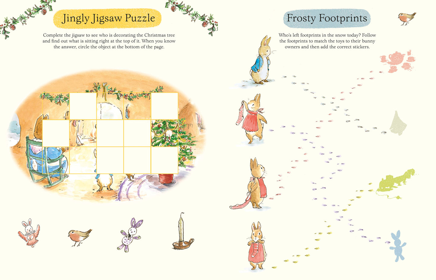 Peter Rabbit Christmas Fun Sticker Activity Book